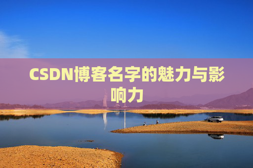 CSDN博客名字的魅力与影响力